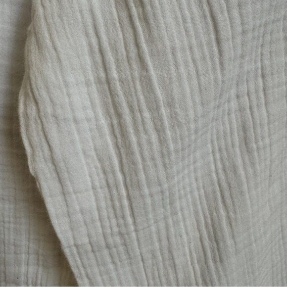 Size S White Wide Straight Flare Leg Trouser Pant - Mate the Label - Picture 10 of 12